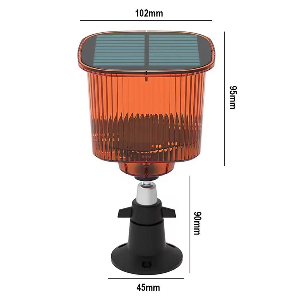 Ayt Powermaster PM-26955 Mikrofonlu Sesli Hayvan Kovucu Alarm Cihazı Solar Güneş Enerjili Panelli Vahşi Hayvan Kovacağı