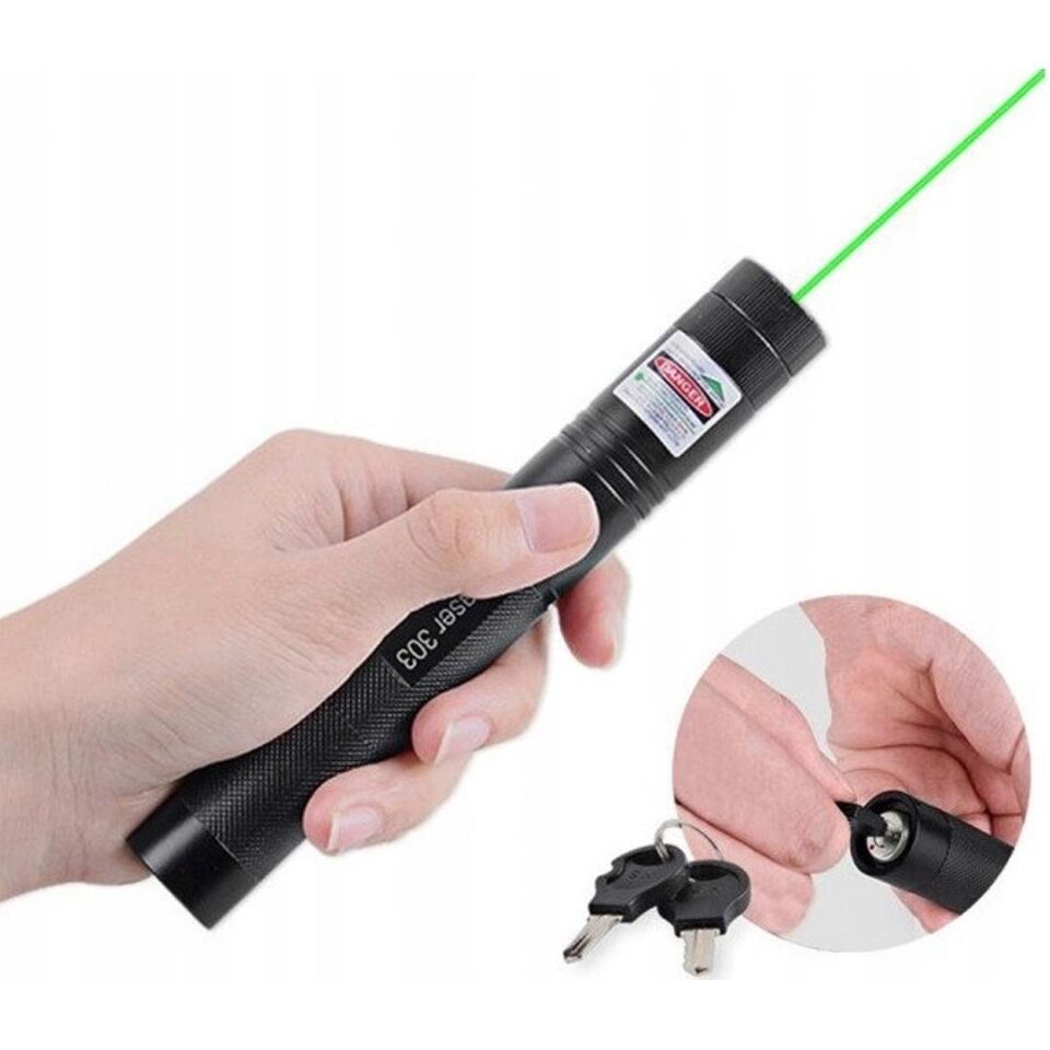 Powermaster Şarjlı Uzun Menzilli Yeşil Lazer Pointer 25 Km Menzil