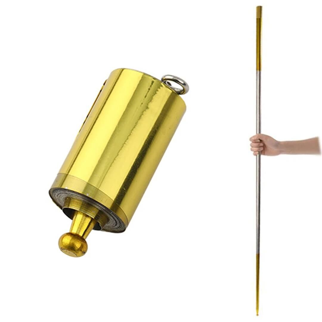 Sunup Ayarlanabilir 150 Cm Sihirli Metal Çubuk Sopa Gerdirilebilir Teleskopik Çubuk Elastik Değnek