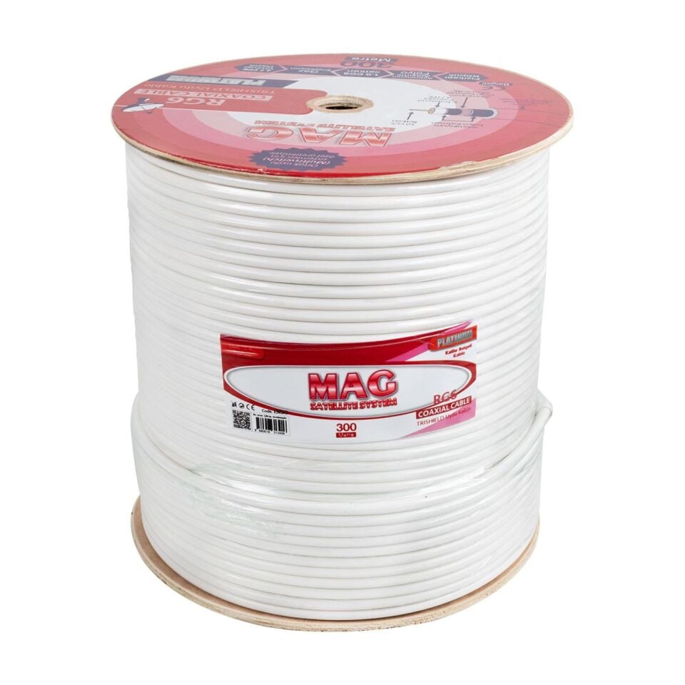 Mag Platinum Trishield 300 Metre Anten Kablosu