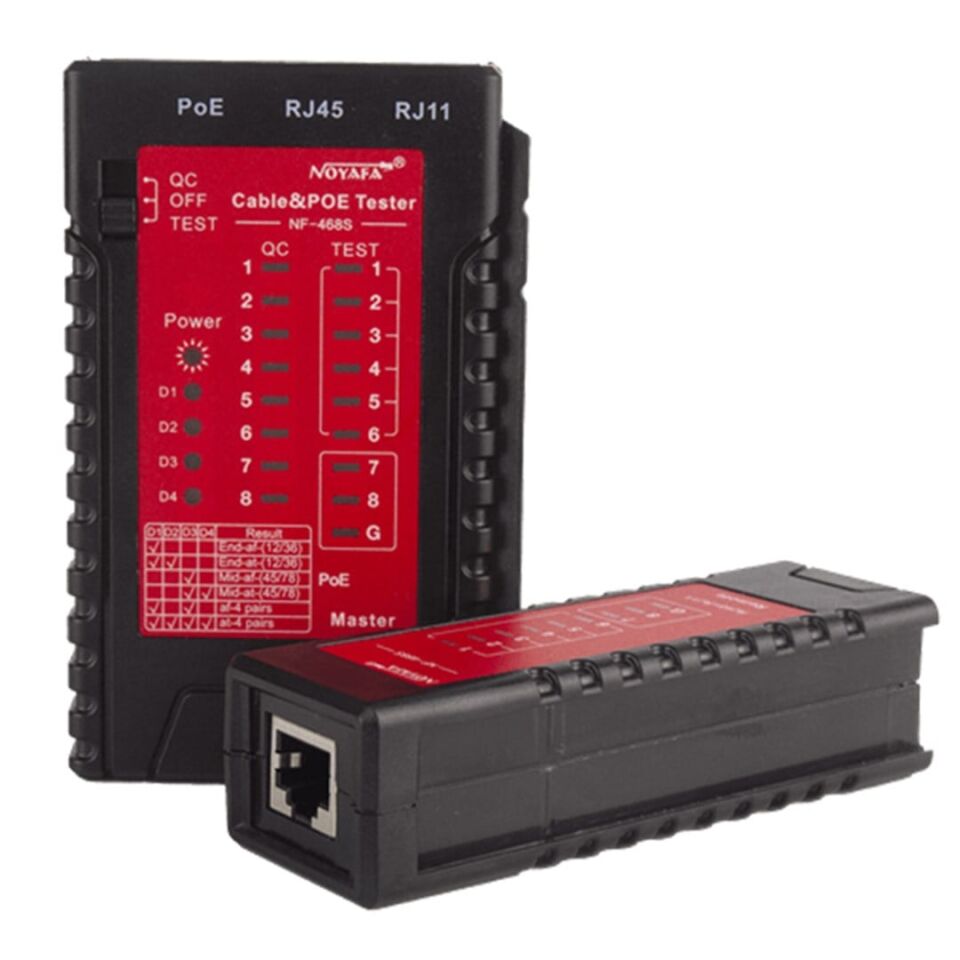 Ayt Noyafa Nf-468s Rj45 Rj11 Poe Kablo Test Cihazı