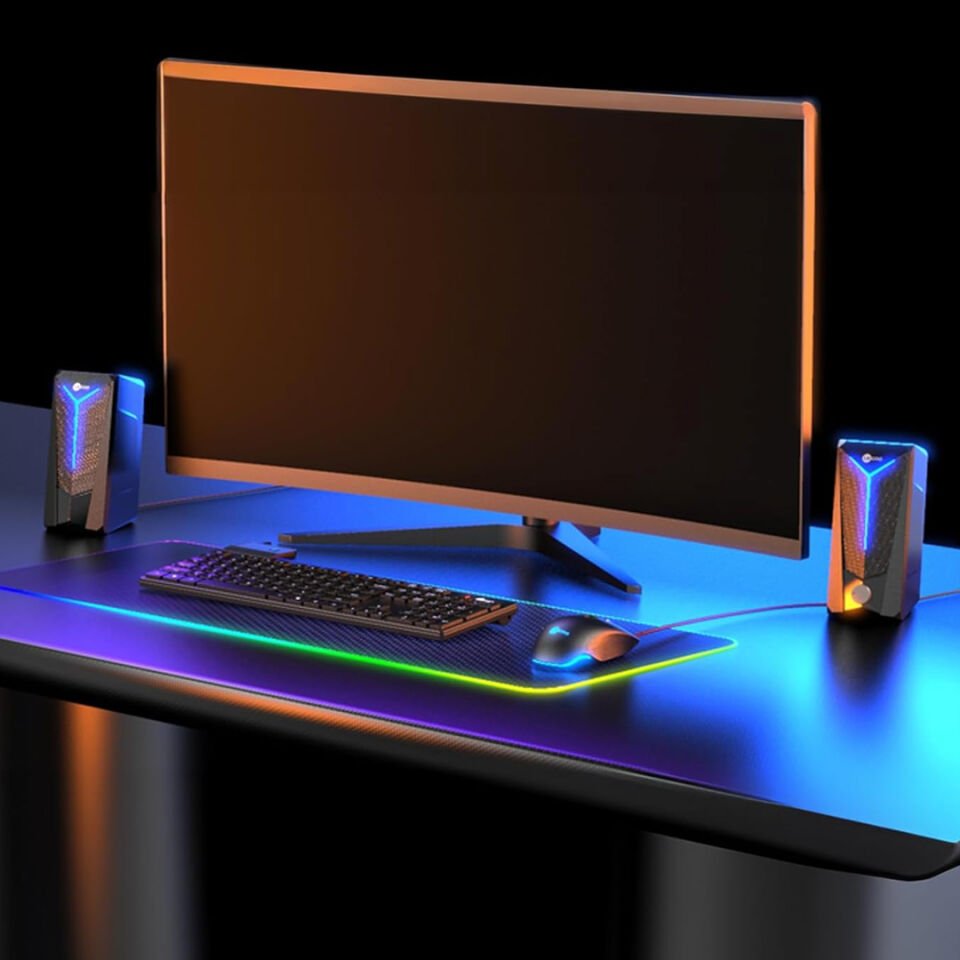 Lenovo Lecoo Ds104 6 Volt 80 Db 1+1 Kablolu Pc Bilgisayar Hoparlörü Gaming Oyuncu Speaker Hoparlör