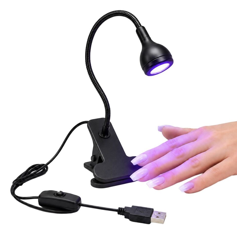 Powermaster Cob Led 5 Volt Usb Siyah Masa Lambası Beyaz Işık Akrobat Esnek Ayarlanabilir Kitap Okuma Lambası