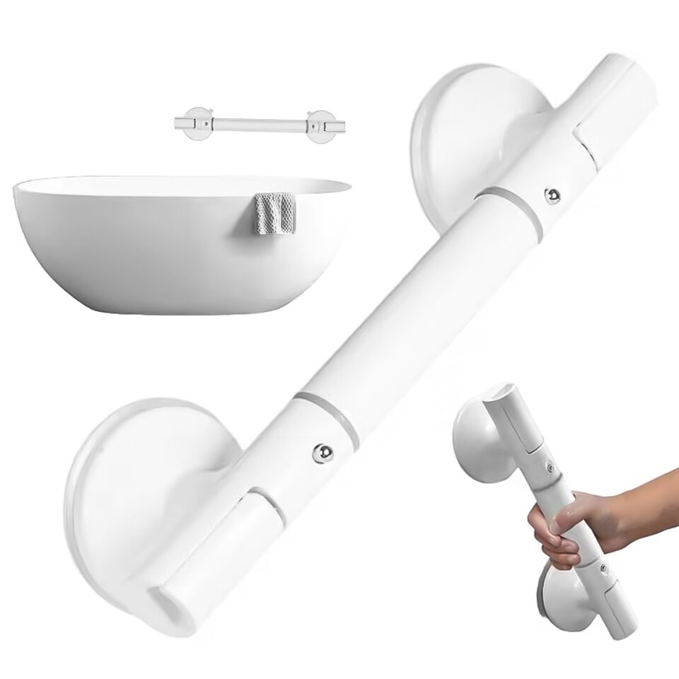 Sunup SN-29185 35 Cm Vantuzlu Kayma Düşme Önleyici Banyo Tuvalet Denge Tutacağı