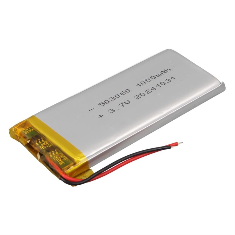 Powermaster PM-29464 3.7V 1.000Mah 503060 Soketsiz Lityum Polimer (Li-Po) Batarya Şarj Edilebilir Pil