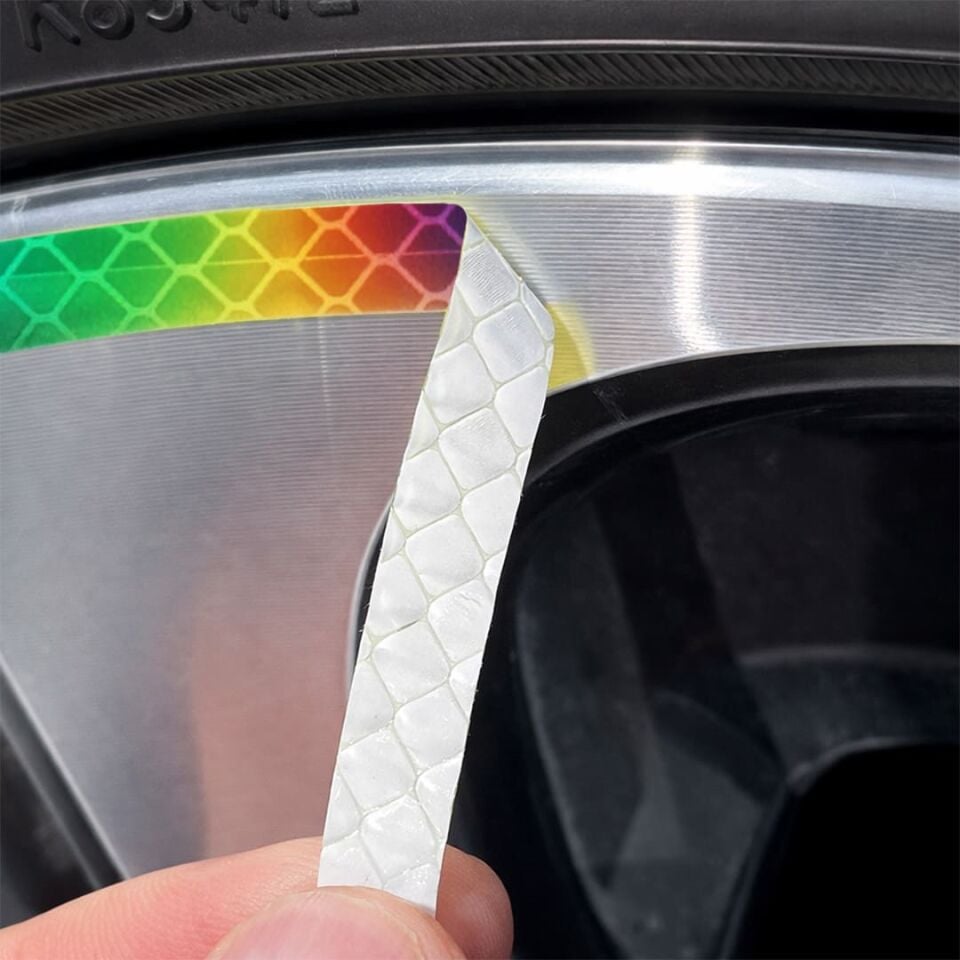 Sunup SN-29083 20'Li Araç Tekerlek Fosforlu Stıcker (Karışık Renk)