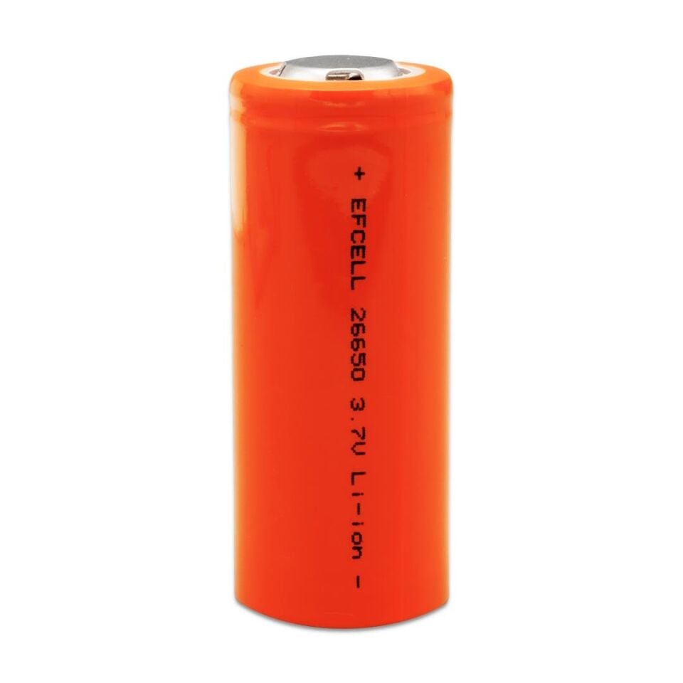 Ayt Efcell 3.7 Volt 4500 mAh ICR 26650 Şarj Edilebilir Pil