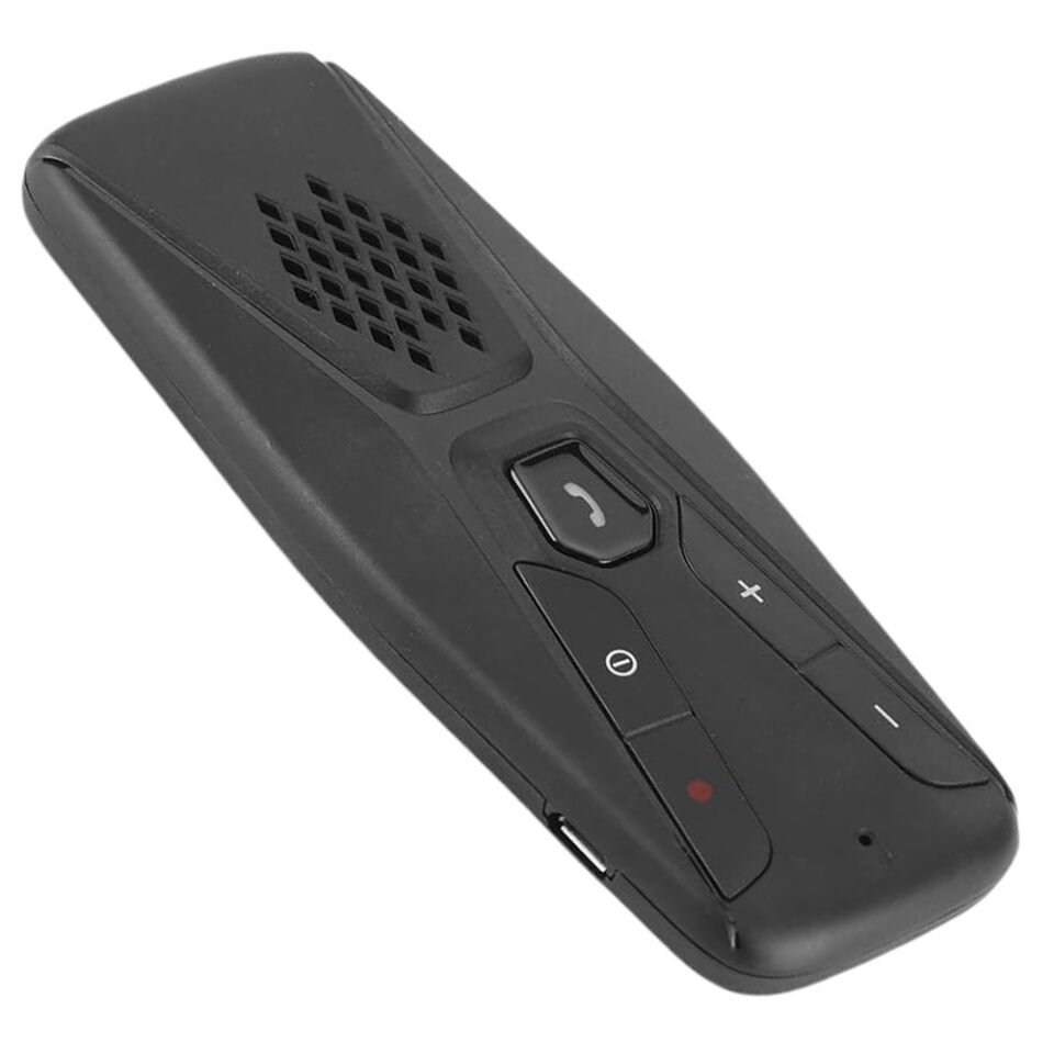 Powermaster Bluetooth Araç Hoparlör Kiti Oto Bluetooth Telefon Görüşmesi İçin 20 Saat Şarj Güneşlik Askı Aparatlı