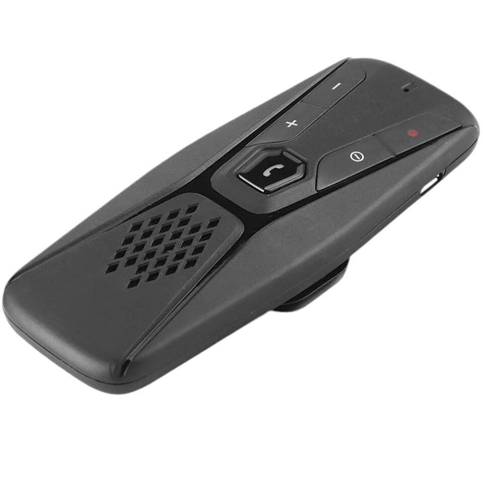 Powermaster Bluetooth Araç Hoparlör Kiti Oto Bluetooth Telefon Görüşmesi İçin 20 Saat Şarj Güneşlik Askı Aparatlı