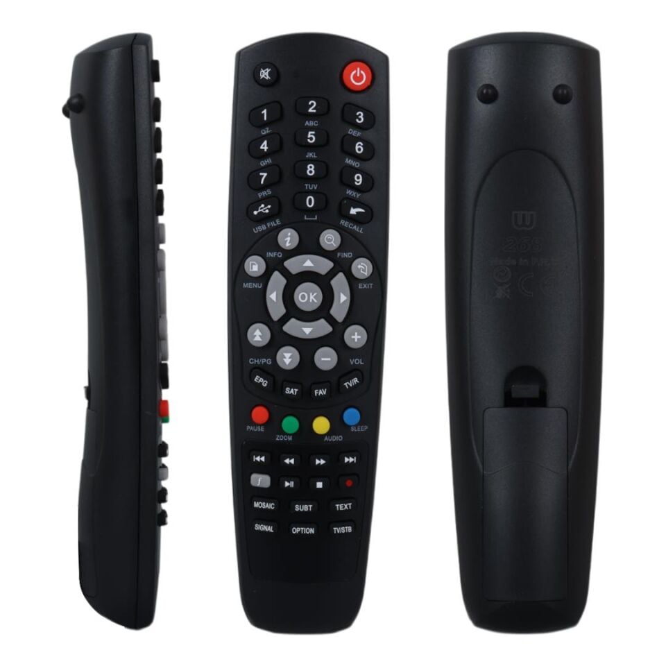 Sunny AT-14100 /  AT-14200 / WR652-BRP1-AT HD PVR Uydu Alıcı Kumandası  WR652-BRP1-AT