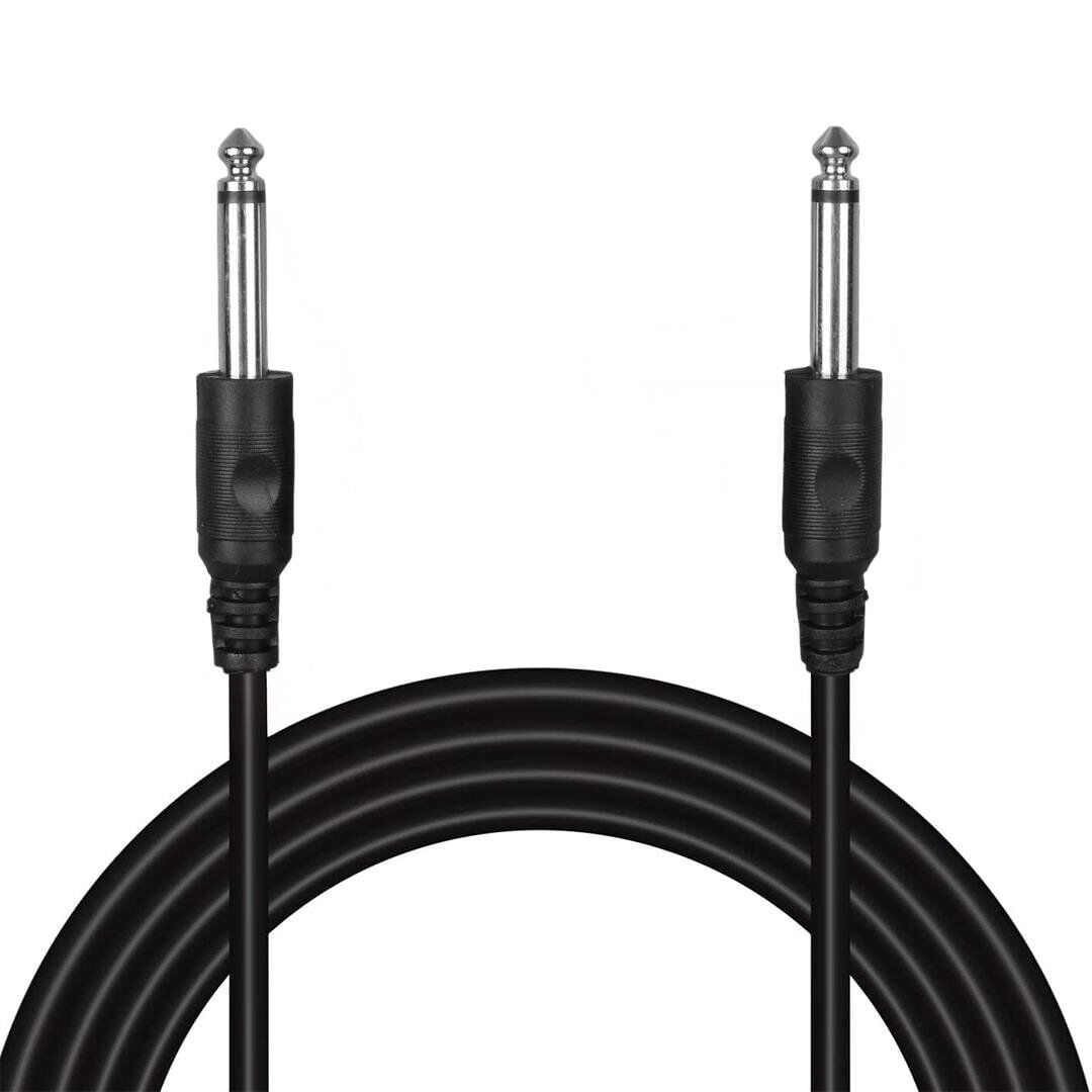 Ayt Gitar Mono Gitar Mono Jack 5 Metre Mikrofon Kablosu 6.3 mm Kablo