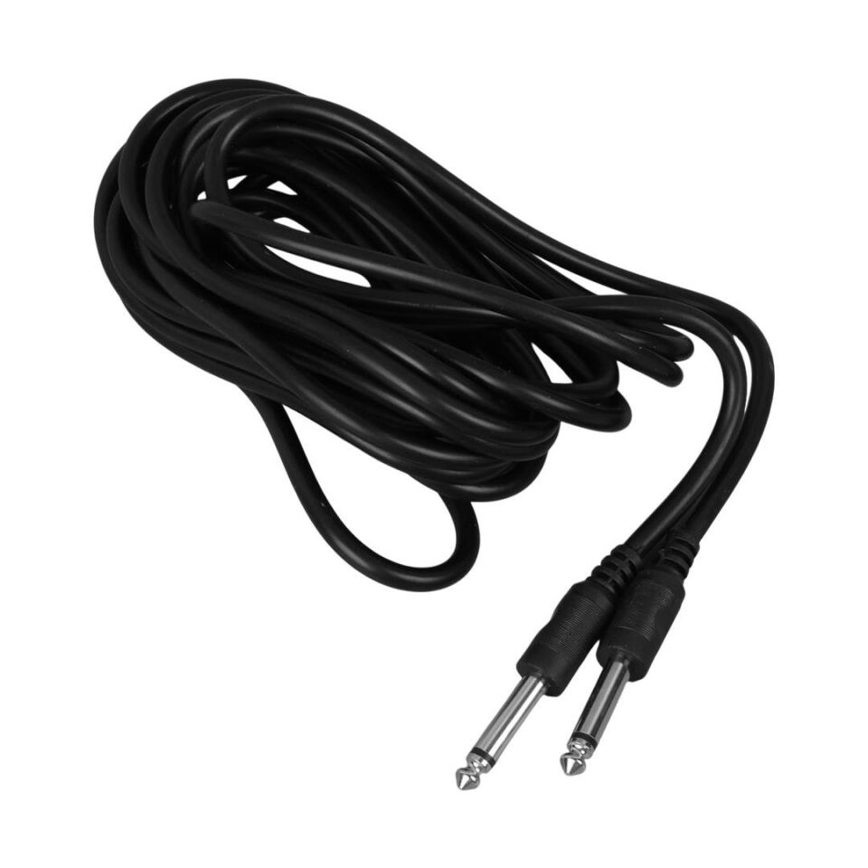 Ayt Gitar Mono Gitar Mono Jack 5 Metre Mikrofon Kablosu 6.3 mm Kablo