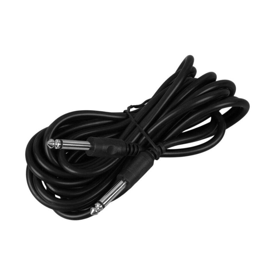Ayt Gitar Mono Gitar Mono Jack 5 Metre Mikrofon Kablosu 6.3 mm Kablo