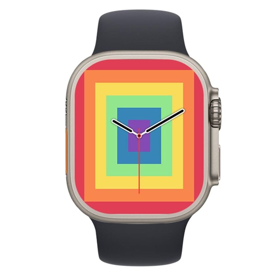 Hytech SS1 Watch IOS Ve Android Uyumlu Mactive 2.05 İnç Geniş Ekranlı Siyah Akıllı Saat