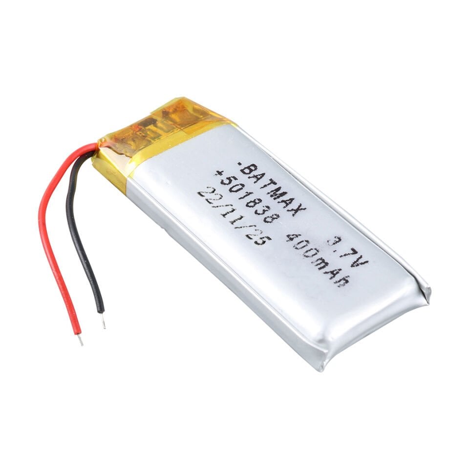 Ayt Lityum Polimer Şarj Edilebilir Pil Kulaklık Akıllı Saat Pili 50x18x38 Mm Devreli Pil