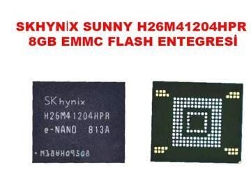 Sunny H26M41204HPR 8GB Emmc Flash Entegresi