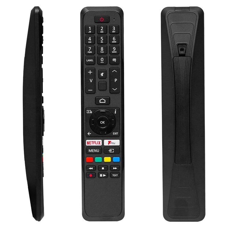 Vestel RC 43161 - 43UA2B - 50UA20 - 55UA6B - 58UA3A - 65UA2B / Toshiba CT-8555 Netflix-Play-Mikrofon Tuşlu Ses Komutsuz Lcd Led Tv Kumanda