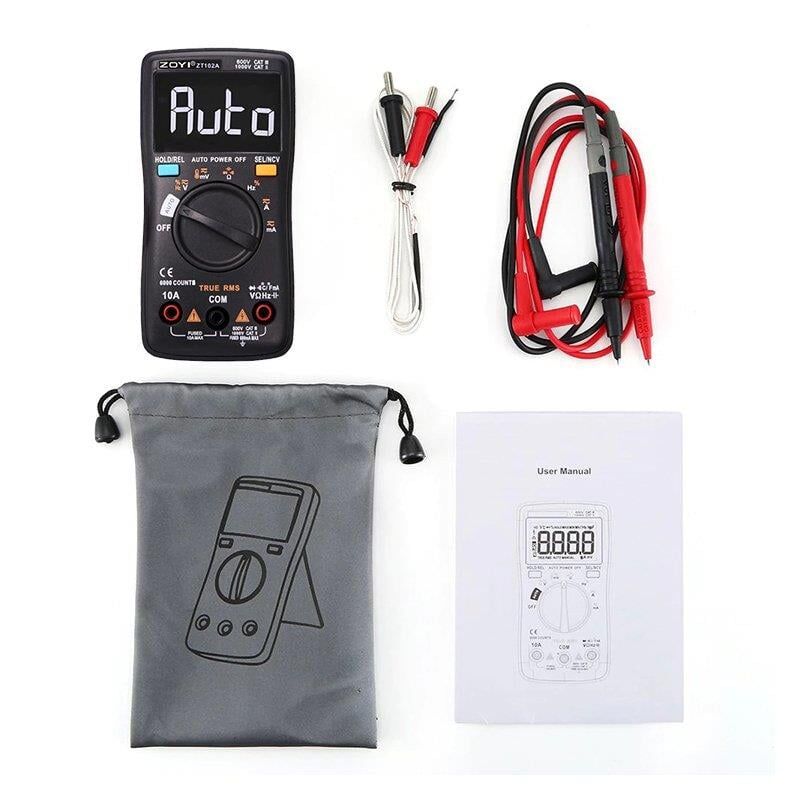 Zoyi Zt-102a True Rms Dijital Ölçü Aleti Ölçüm Cihazı
