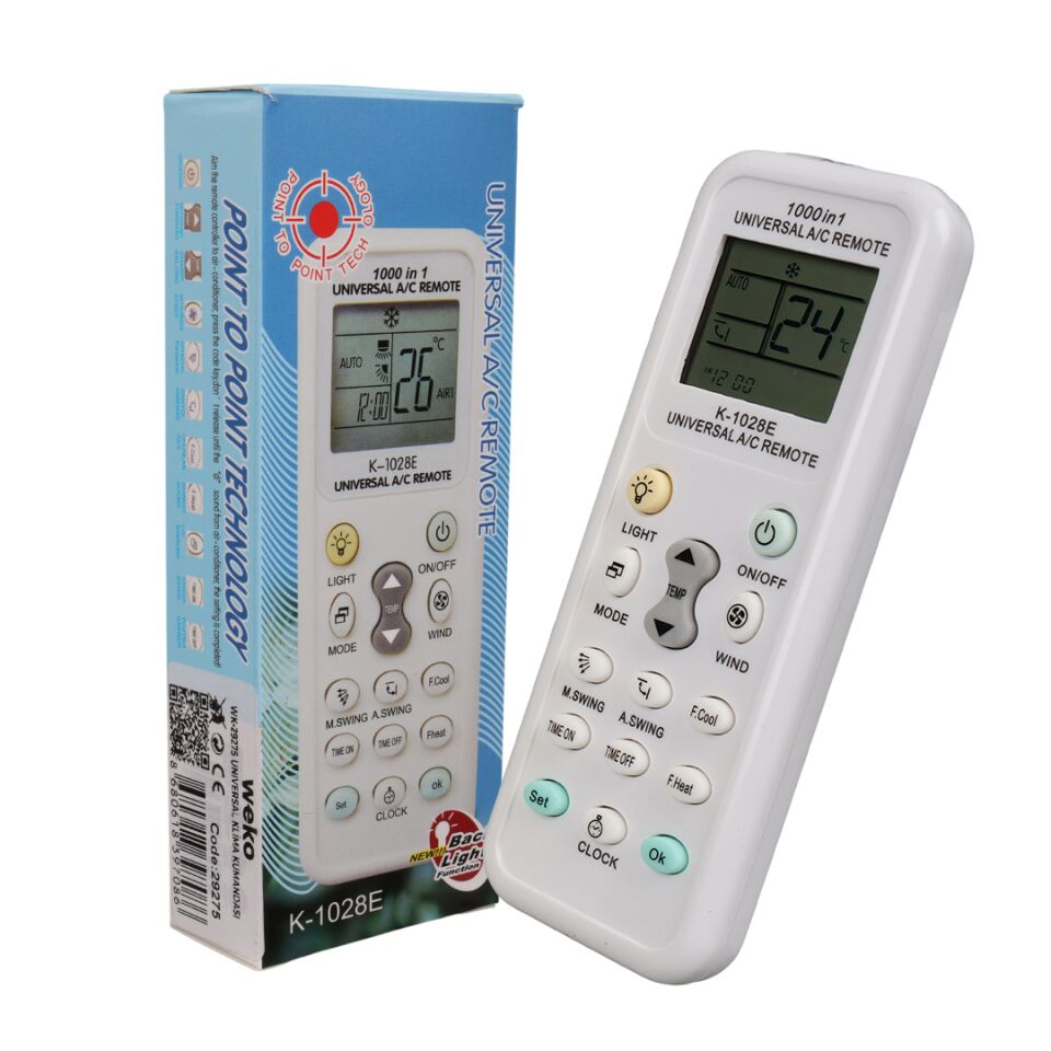 Weko WK-29275 Tüm Klimalarla Uyumlu Akıllı 1000 Kodlu Universal Klima Kumandası (Evrensel)