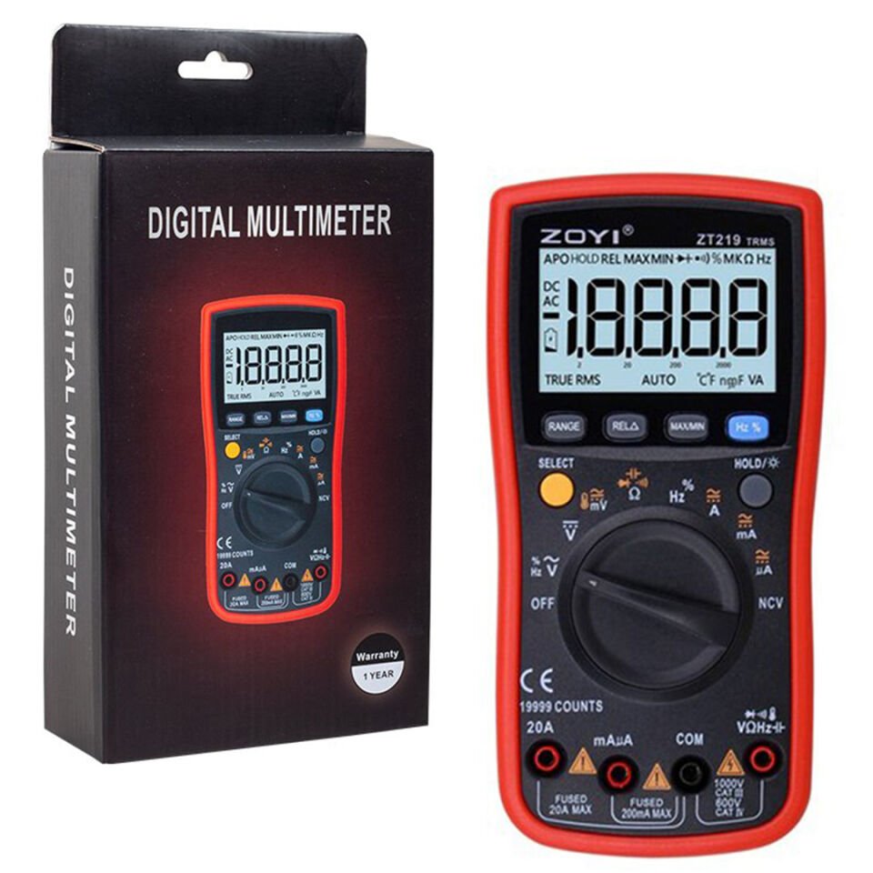 ZOYI ZT-219 TRUE RMS DİJİTAL ÖLÇÜ ALETİ