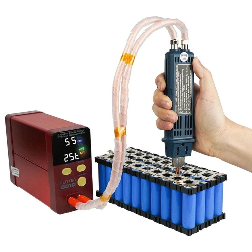 Glitter 801D Şarjlı Pil Punto Kaynak Makinesi Pil Punta Cihazı Aleti