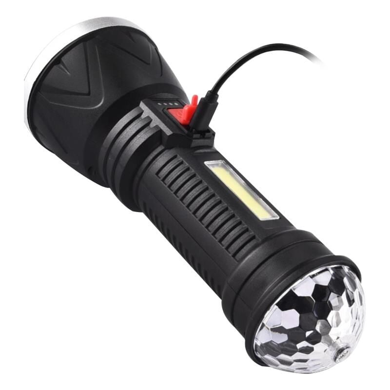 Ayt Powermaster CL-W09 Ledli Mini Disko Toplu Şarjlı El Feneri Işıldak Aydınlatma
