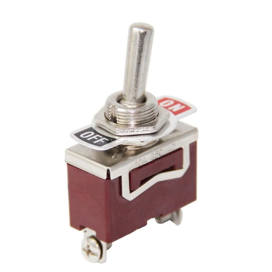 Ayt Toggle Switch 2 Pin On Off Aç Kapa 12 Mm Kn3c-101 Anahtar Buton