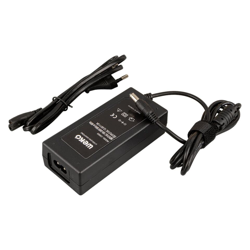 Ayt Weko 12.6 Volt 3 Amper 5.5x2.5 Uçlu Yerli Üretim Li-ion Batarya Pil Şarj Adaptörü