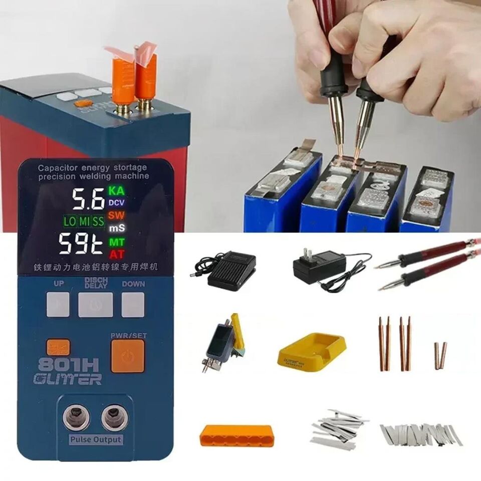 Glitter 801H Şarjlı Pil Punto Kaynak Makinesi Pil Punta Cihazı Aleti