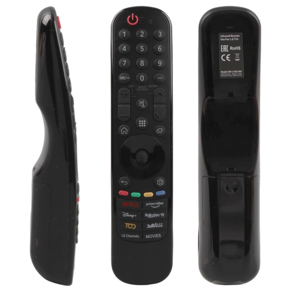 LG RM-L1863 MD Netflix Prime Video Rakuten Tod Disney+ Tuşlu LCD Led TV Kumanda Kumanda
