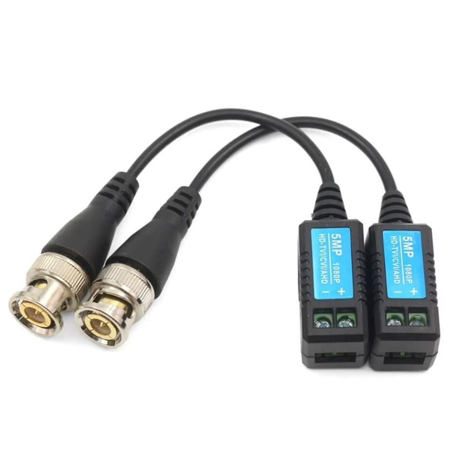 Powermaster PM-3895 Max. 400 Metre HD-TVI-CVI-AHD-CVBS Video Balun