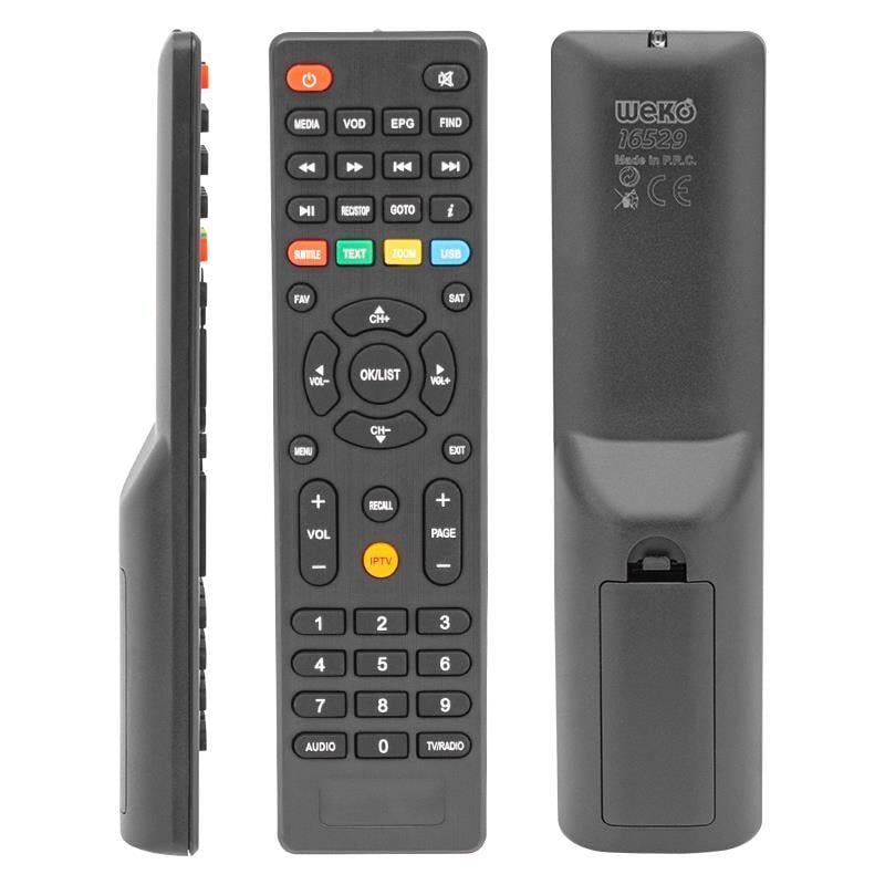 Weko KR Next I P TV Süpermax Uydu Alıcı Kumandası