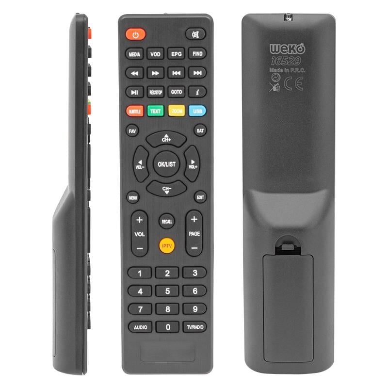 Weko KR Next I P TV Süpermax Uydu Alıcı Kumandası