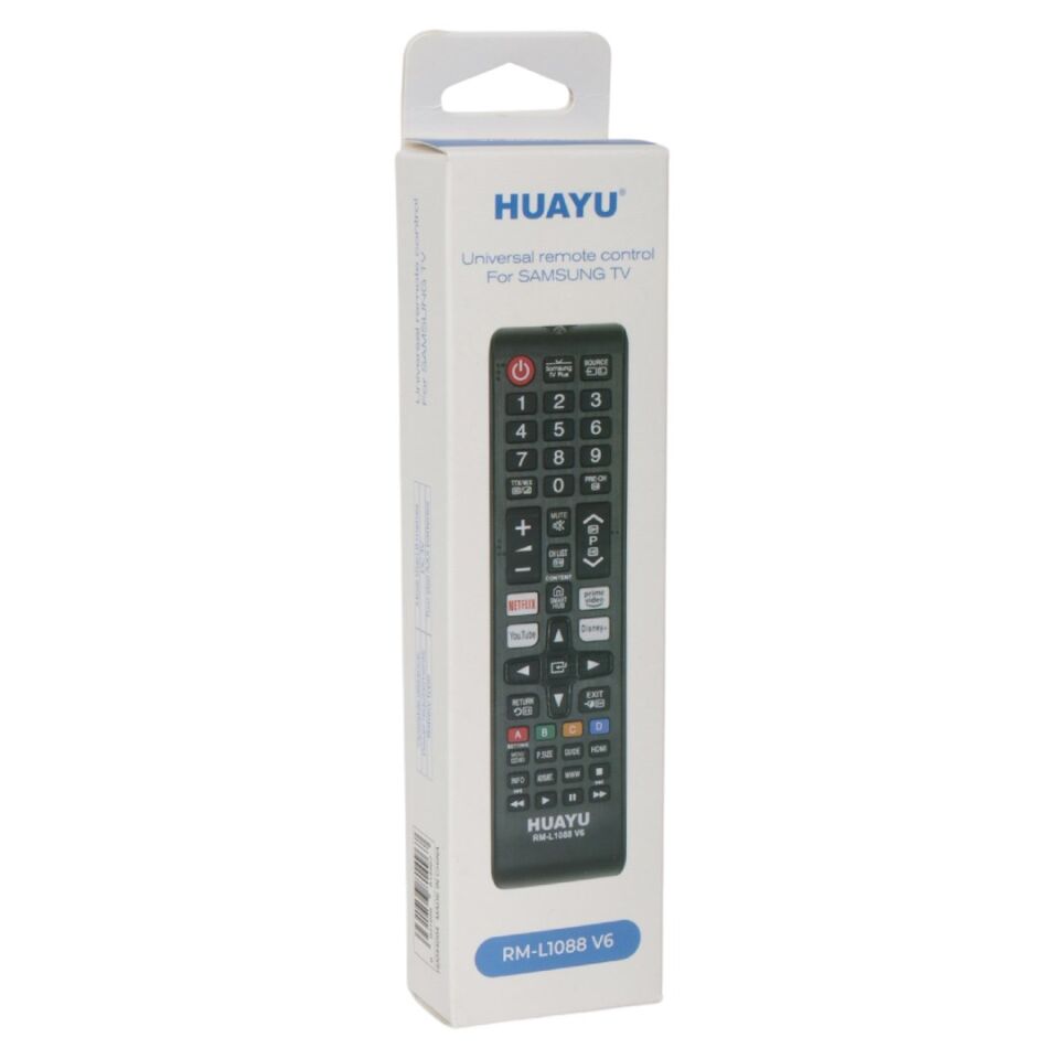 Huayu Rm-L1088 V6 Netflix Rakuten Amazon Prime - Disney+ Tuşlu Samsung LCD Led TV Kumanda