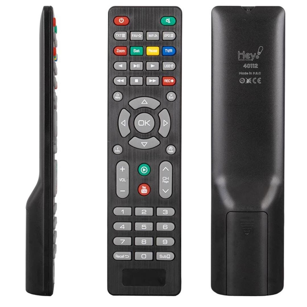 Hey Millenium MLN-20000 Korax Hitech Mini HD Youtube Tuşlu Uydu Kumandası