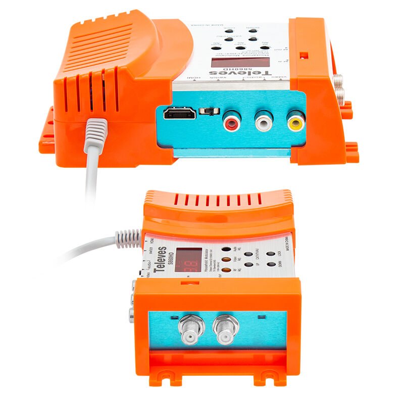 Ayt Televes 5860HD HDMI+AV Giriş Full Band Rf Modülatör Ahd Kameralar İçin Hdmı Rca Soketli