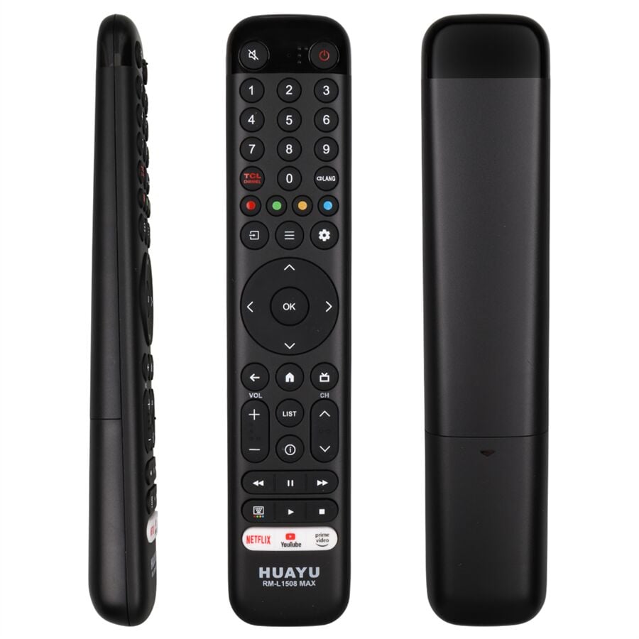 RM-L1508 TCL Max Netflix Youtube Prime Video Tuşlu LCD Led TV Kumanda