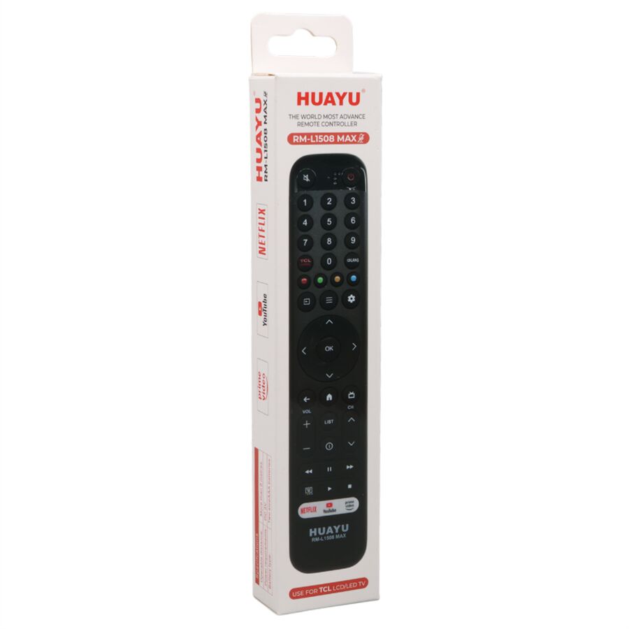 RM-L1508 TCL Max Netflix Youtube Prime Video Tuşlu LCD Led TV Kumanda