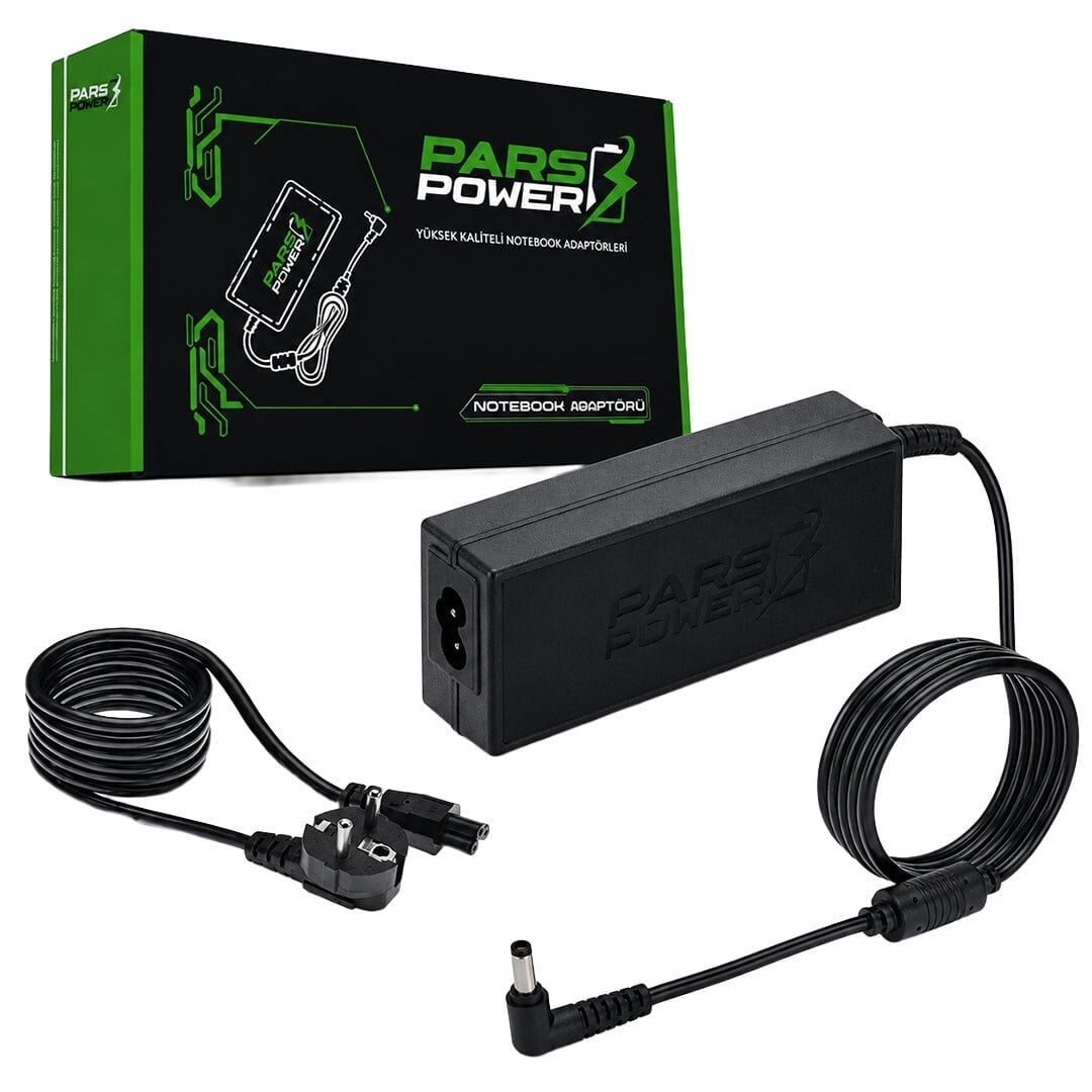 Parspower Prs-002 Plastik Kasa 19V 3.42A 65W (5.5*2.5Mm) Standart Notebook Adaptör