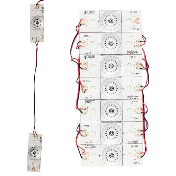 6 Volt Tek Kablolu Birbirine Bağlı Led 1 Adet Aydınlatma