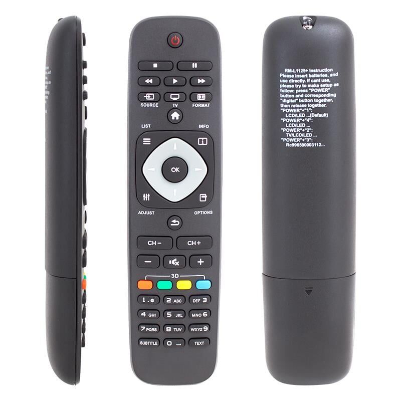 Philips 3D Tuşlu Lcd-Led Tv Kumanda RM-L1125+