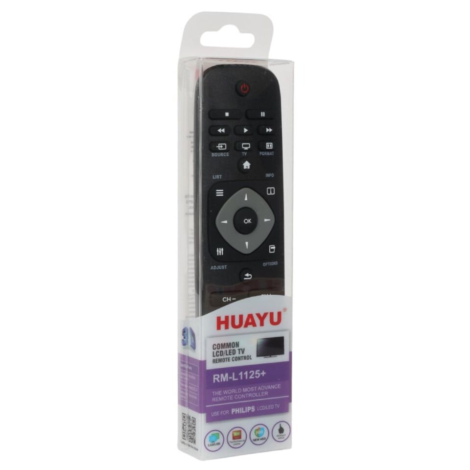 Philips 3D Tuşlu Lcd-Led Tv Kumanda RM-L1125+