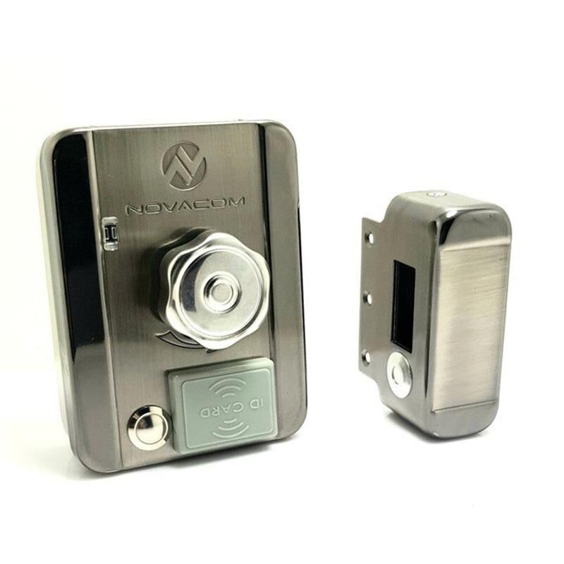 Ayt Novacom AKL-02S Akıllı Kapı Kilidi + Karşılığı Sensörlü Kart Çip Geçişli Kapı Kilit