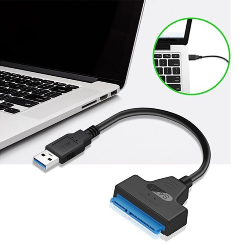 Powermaster USB 3.0 To Sata Data Kablo 22 Pin Hdd Ssd 13 Cm Hard Disk Kablosu