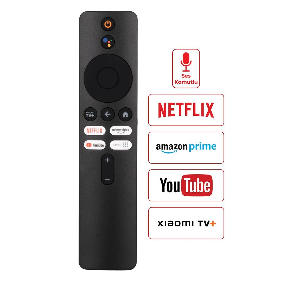 Weko KR Xiaomi Netflix Prime Video Youtube Tuşlu Ses Komutlu Kumanda