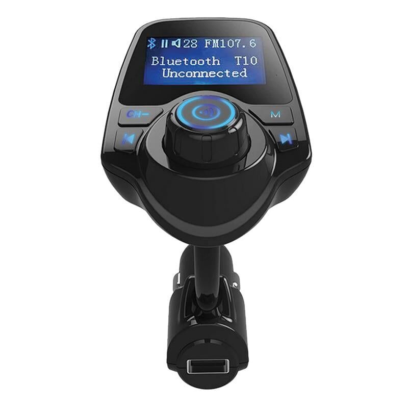 Ayt Hello T10 Usb Sd Aux Bluetooth Destekli 2.1A FM Transmitter Oto Araç Çakmaklık Teyp Telefon Müzik Aktarıcı