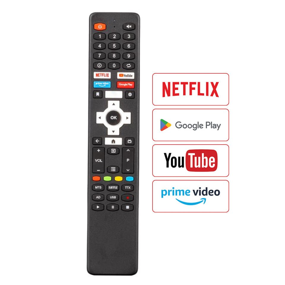 Ayt Weko Kl Ses Komutsuz Next Vivax Conti Netflix Youtube Prome Video Google Play Tuşlu Lcd Led Tv Kumandası Kumanda