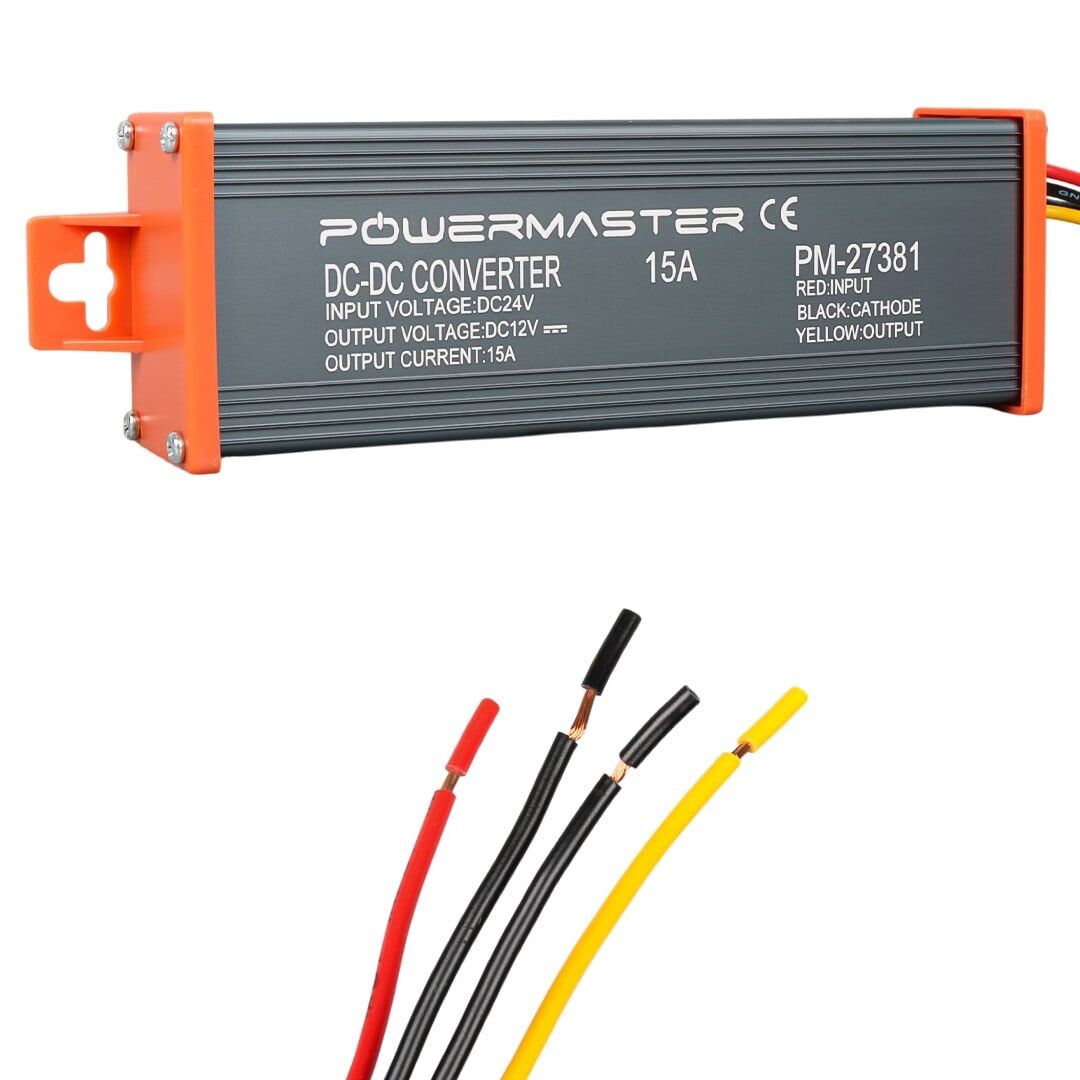 Powermaster Pm-27381 24V DC 12V DC 15 Amper Oto Konvertör
