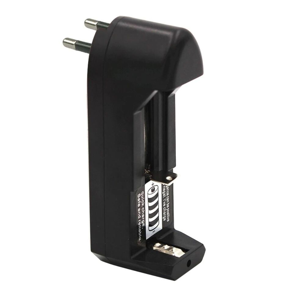 Ayt Powermaster Pil Şarj Cihazı 3.7 Volt 500 Ma Li-on Pil Şarj Aleti 18650 18500 18350 Modellerine Uygun