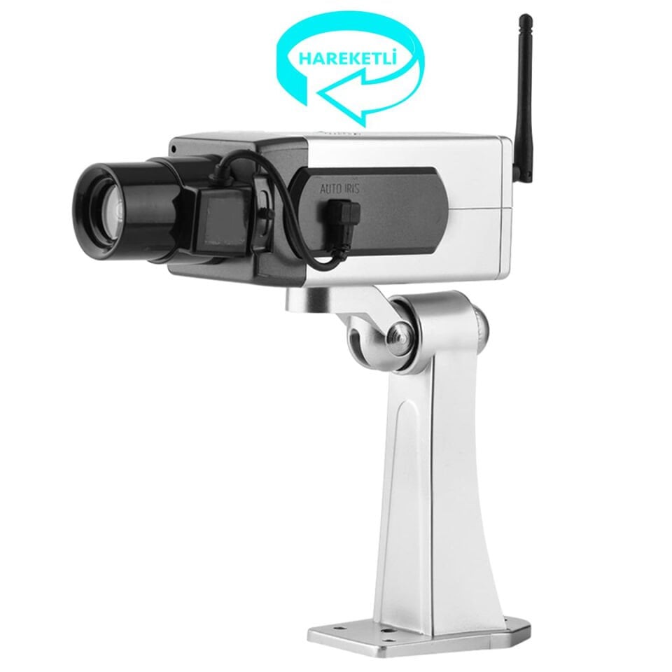 Ayt Powermaster PM-1400A Sensörlü Hareketli Maket Kamera Sah Te Caydırıcı Kamera Pilli Güvenlik Kamerası